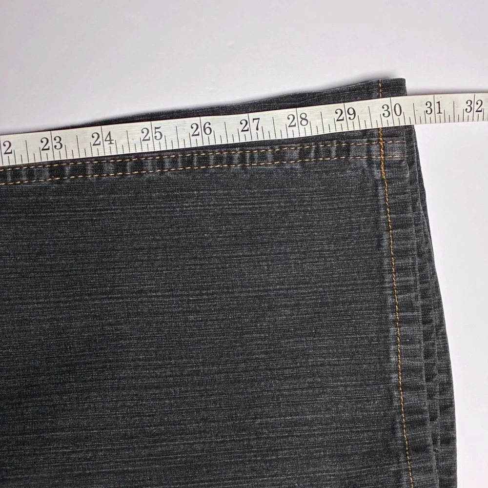 LEI Jeans Y2K Juniors Dark Wash Mid Rise Bootcut Flare Denim Pants Size 11
